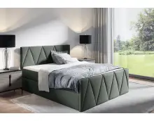 PRATO K5 nowoczesne łóżko kontynentalne 160x200 z pojemnikiem